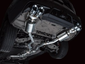 Ford Explorer ST Performance Exhaust - AWE Tuning - Touring Edition, Cat-Back, Quad Tips, 180 Technology - Chrome Silver - `20-`27 Ford Explorer ST Performance Exhaust - AWE Tuning - Touring Edition, Cat-Back, Quad Tips, 180 Technology - Chrome Silver - `20-`27